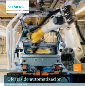 Ofertas Automatización Octubre 2014 de Siemens