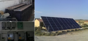 Instalación  fotovoltaica granja de cerdos