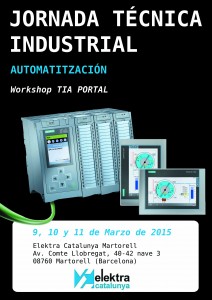Workshop TIA PORTAL en Elektra Catalunya
