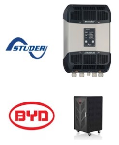 Las baterías de litio BYD hablan con los Xtender de Studer