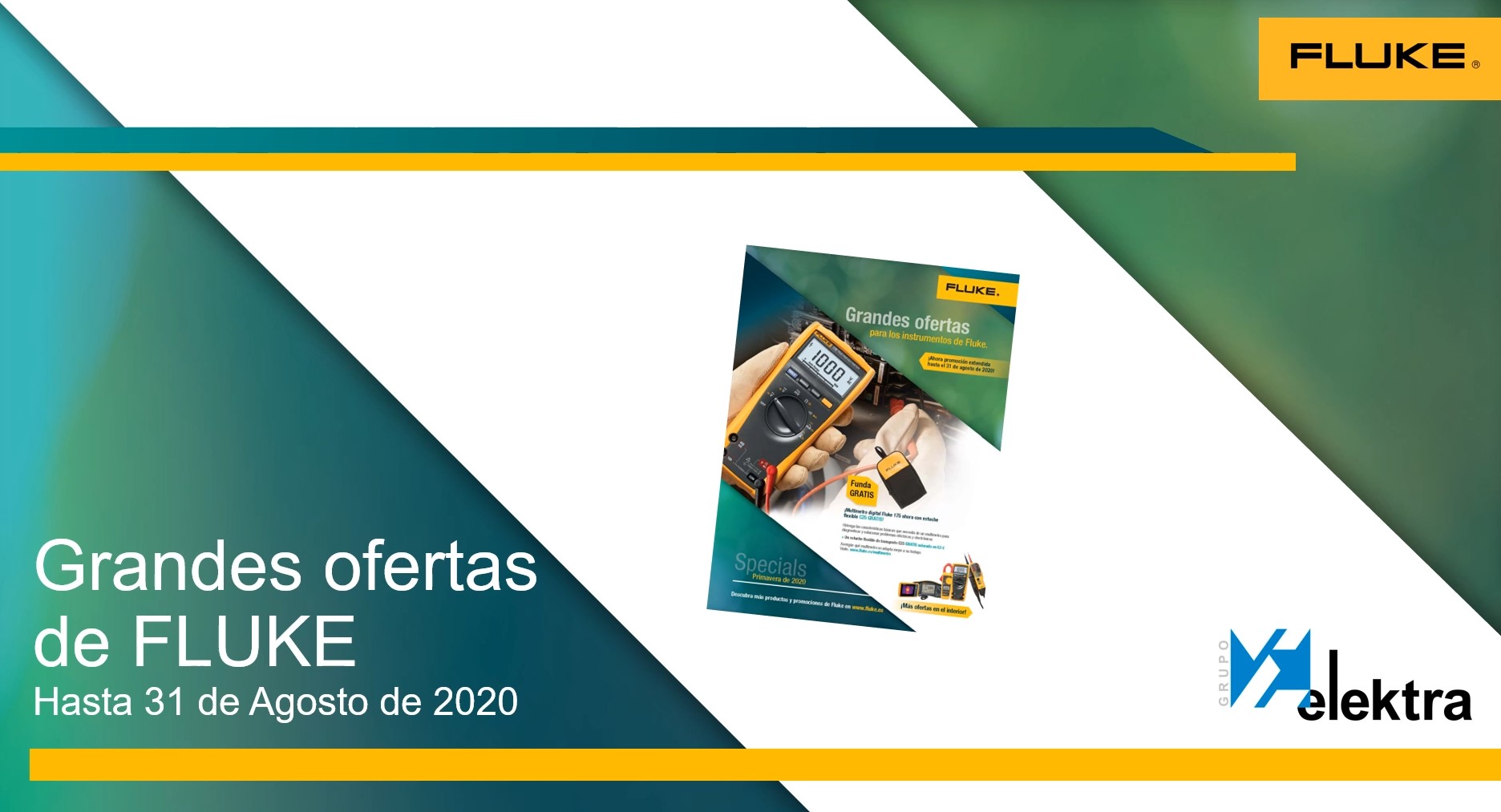 <!--:es-->PROMOCIÓN: Fluke lanza su campaña promocional 2020 con dos ofertas especiales para Grupo Elektra<!--:-->