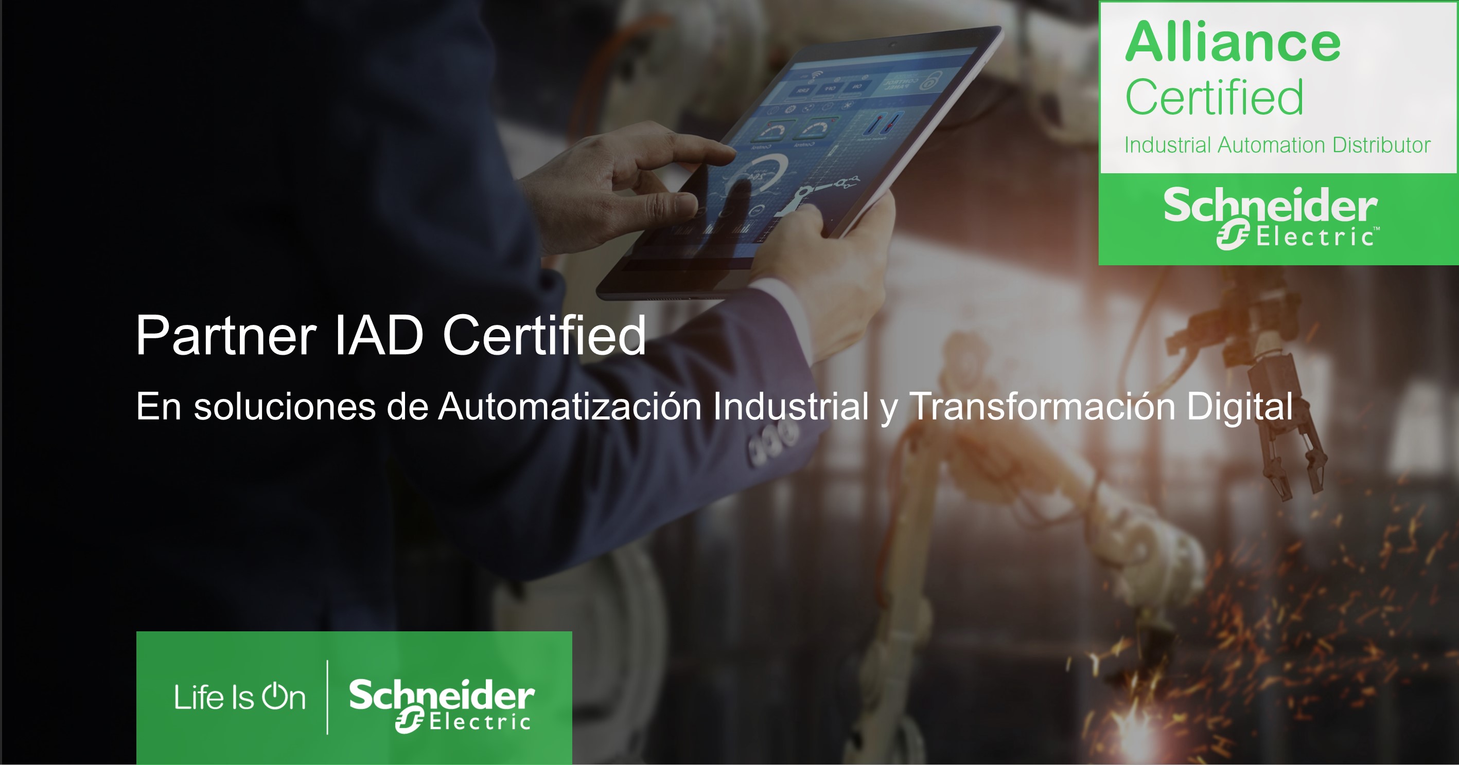 Imagen del certificado de Schneider Electric