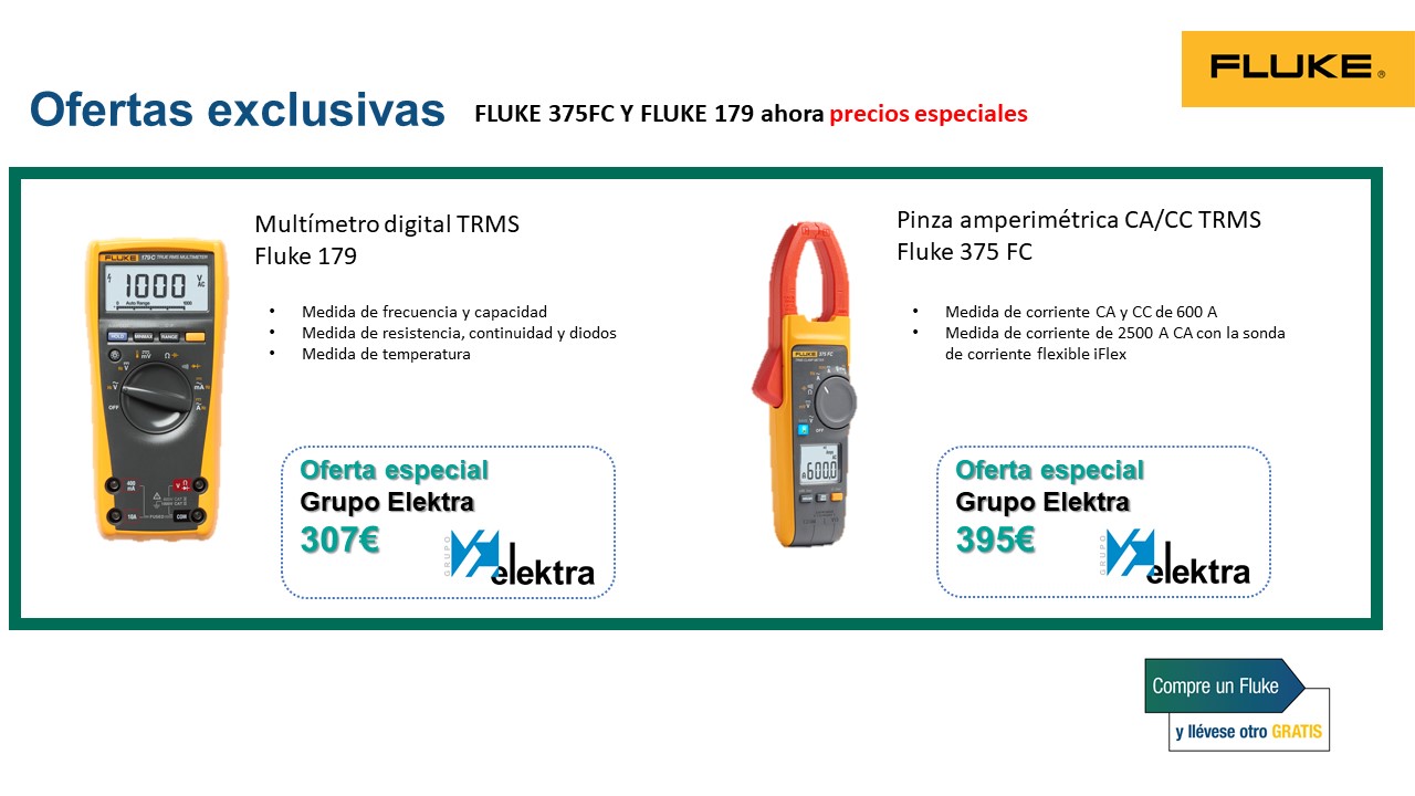 <!--:es-->Ofertas exclusivas FLUKE 375FC y FLUKE 179<!--:-->