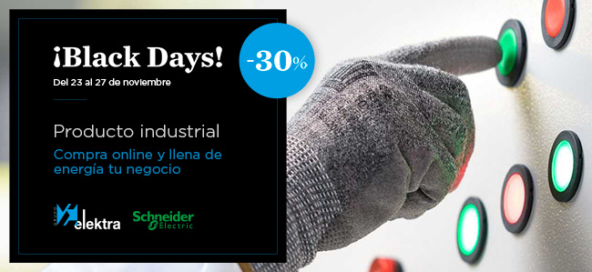 promoción industrial Black Friday Schneider