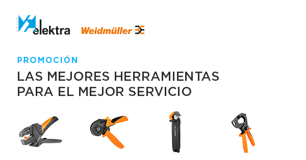 <!--:es-->Promo: herramientas Weidmüller para cortar, desaislar y prensar a precios que no te puedes perder<!--:-->