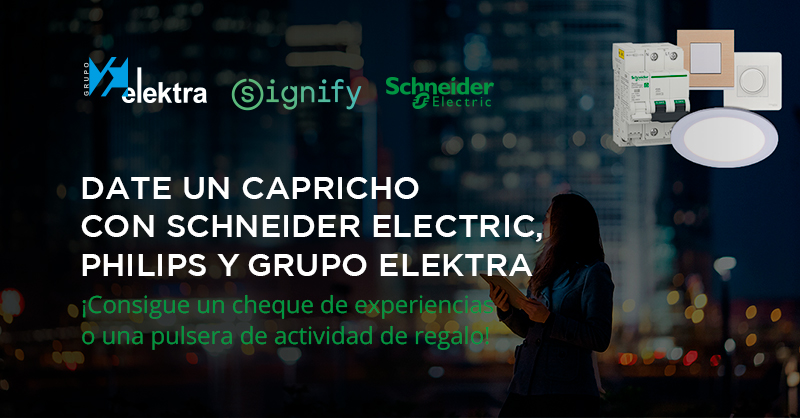 <!--:es-->Promoción Schneider Electric y Philips: consigue un cheque de experiencias o una pulsera de actividad de regalo<!--:-->