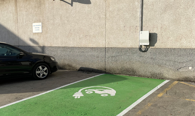 puntos de recarga para vehículo eléctrico en Elektra San Sebastián. EVlink Smart Wallbox