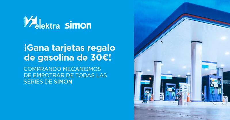 <!--:es-->Gana tarjetas de 30 € en gasolina comprando mecanismos Simon<!--:-->
