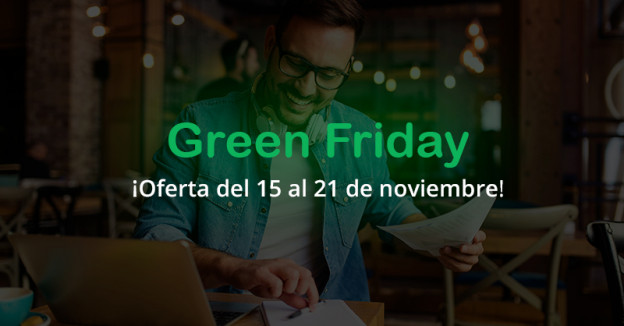 Green Friday. Descuentos del 15 al 21 de noviembre