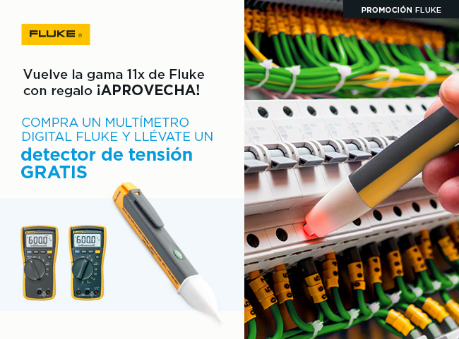 Compra en Grupo Elektra un multímetro Fluke y llévate gratis un detector de  tensión