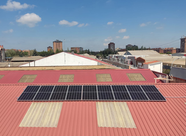 Placas fotovoltaicas de Elektra Palencia