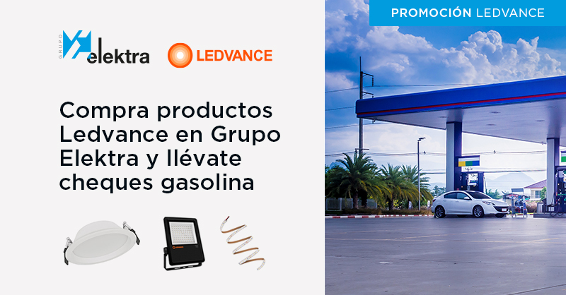 <!--:es-->¡Compra excelentes productos de iluminación Ledvance y llévate de regalo cheques de gasolina!<!--:-->