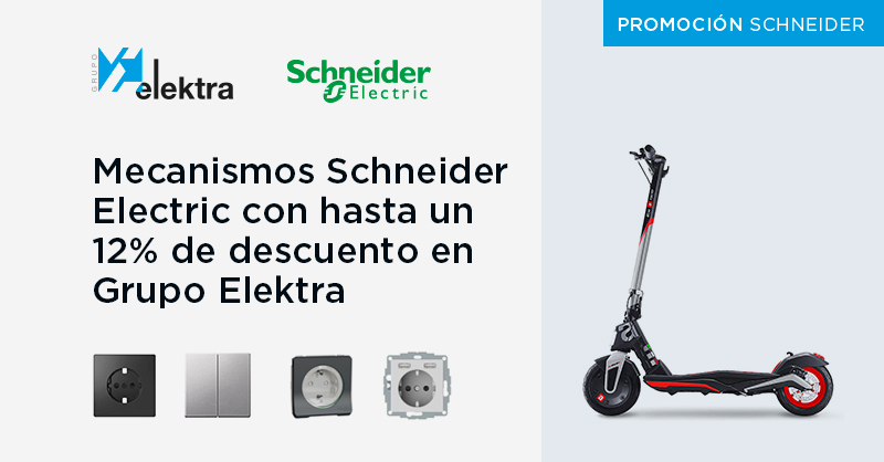 <!--:es-->Enciende tu ahorro con mecanismos Schneider Electric. ¡Y participa en el sorteo de un patinete eléctrico!<!--:-->