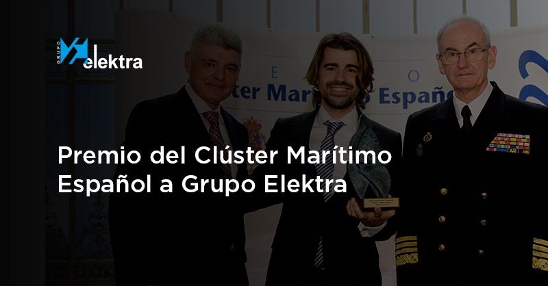 <!--:es-->Premio del Clúster Marítimo a Grupo Elektra: nuestra área Naval está de enhorabuena<!--:-->