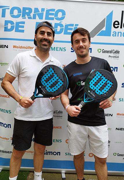 Ganadores torneo de pádel de Elektra Andalucia