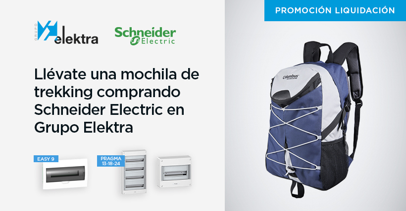 <!--:es-->¡Aprovecha! Llévate esta fantástica mochila de trekking comprando productos Schneider Electric (ojo, solo en marzo y abril)<!--:-->