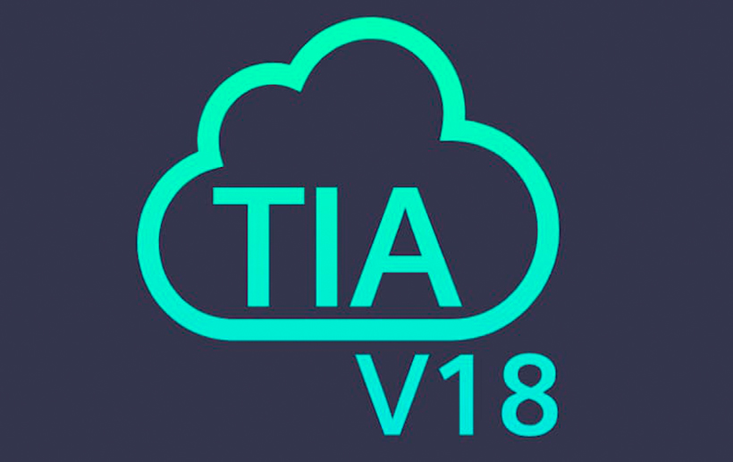 Imagen del software de Tia Portal V18