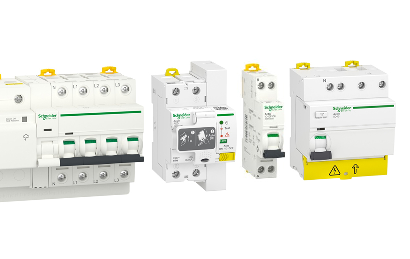 Acti 9: Dispositivos diferenciales residuales (RCD) de Schneider Electric