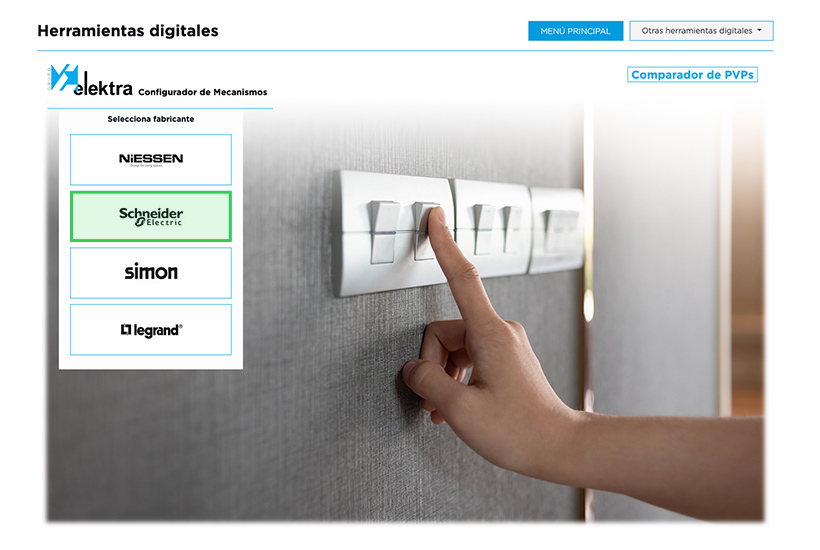 configurador mecanismos schneider electric