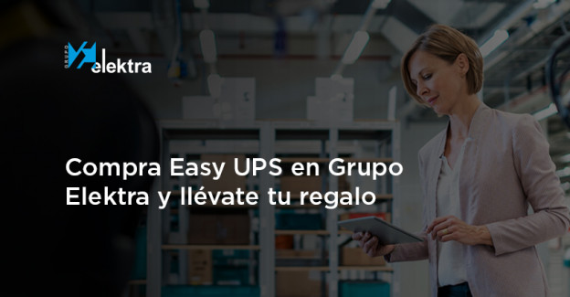 promoción Schneider Electric gama Easy UPS de Grupo Elektra