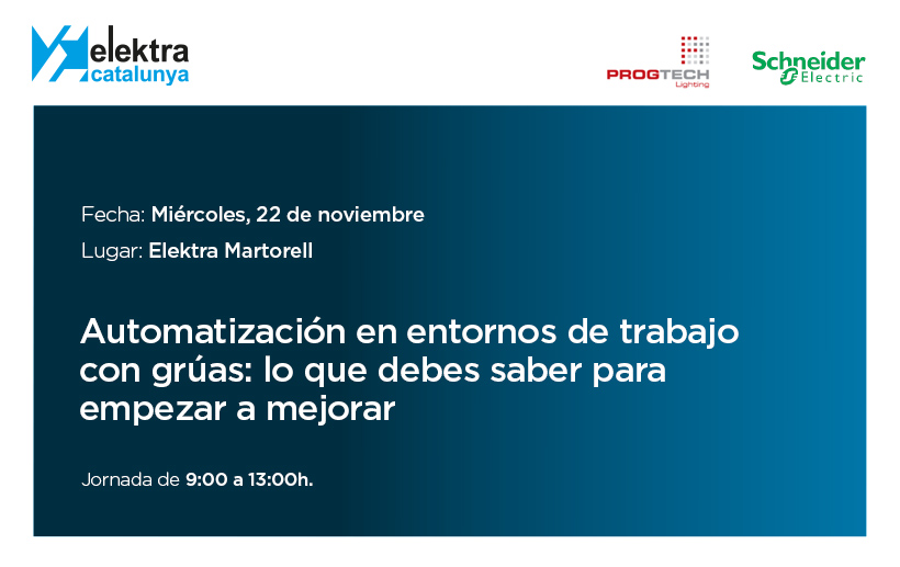 invitación formación Crane Automation Day en Elektra Catalunya Martorell