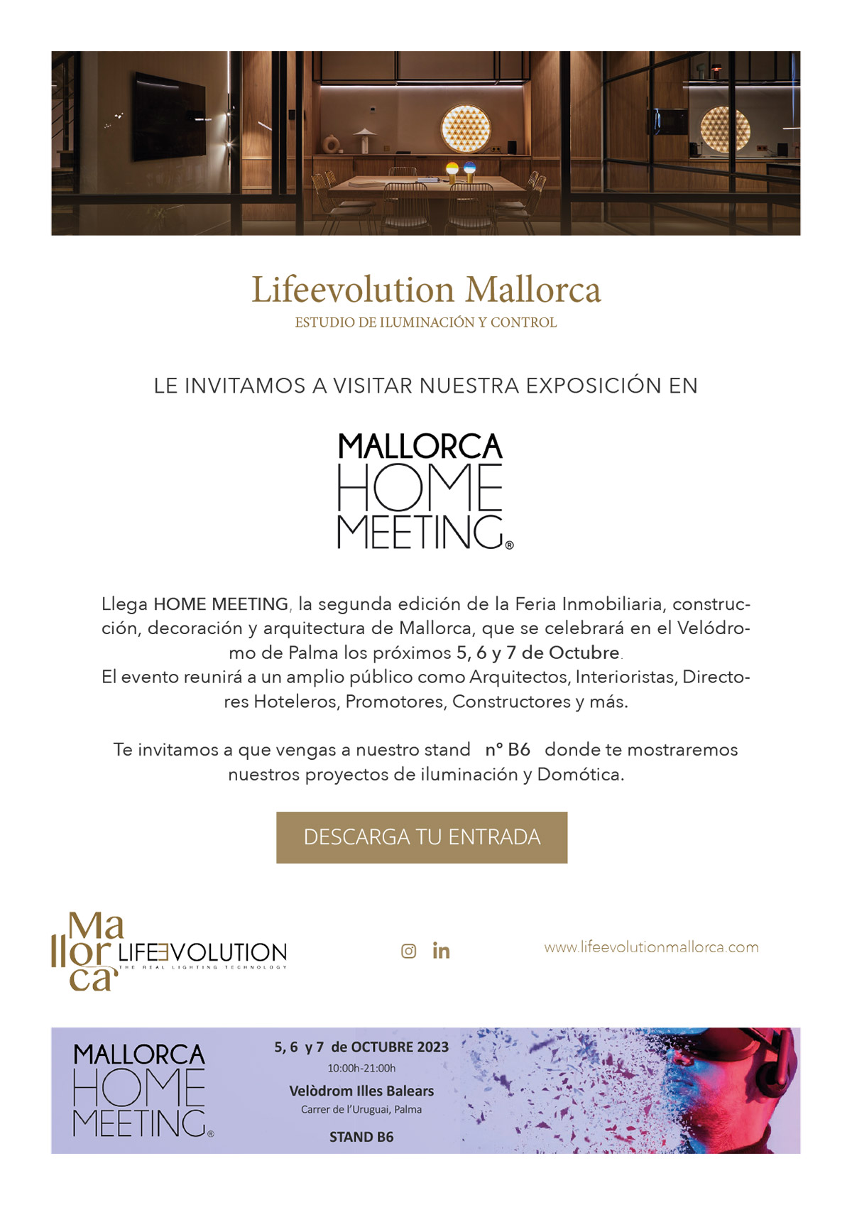 invitación feria lifeevolution mallorca