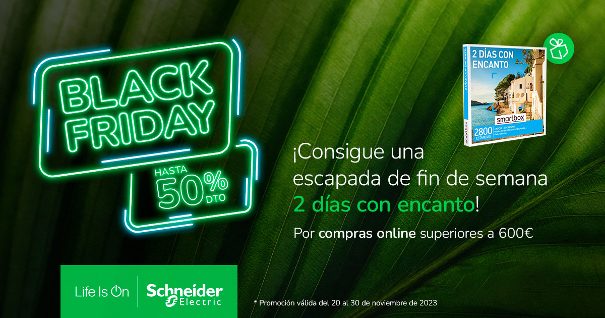 promoción black friday de schneider electric