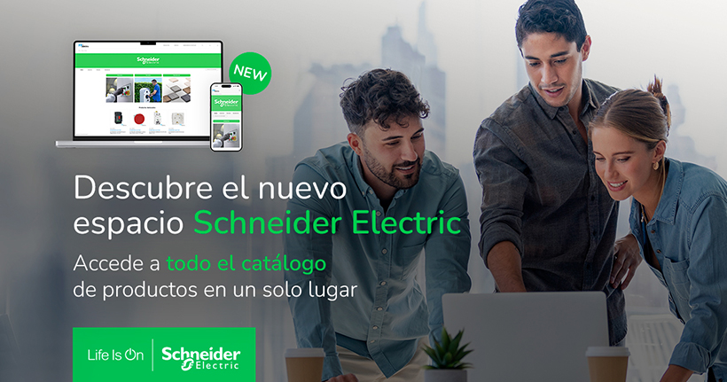 catálogo de Schneider Electric desde un solo lugar en la web de clientes de Grupo Elektra