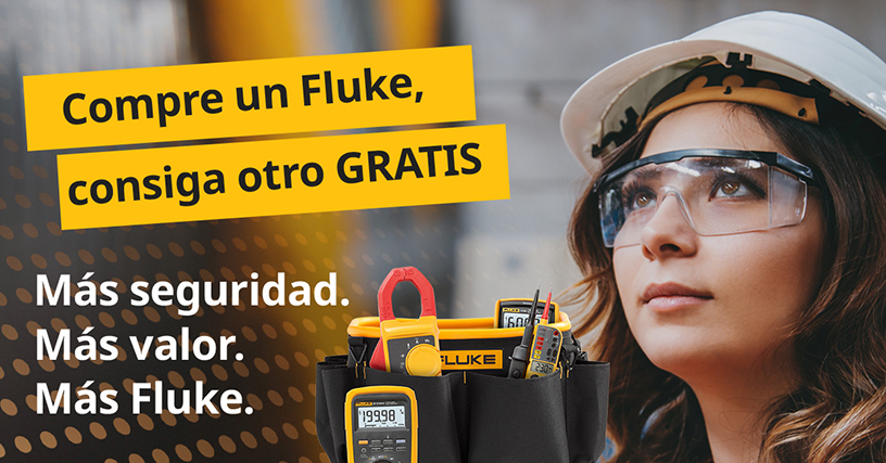 promoción Compra un Fluke ¡y llévate otro gratis!