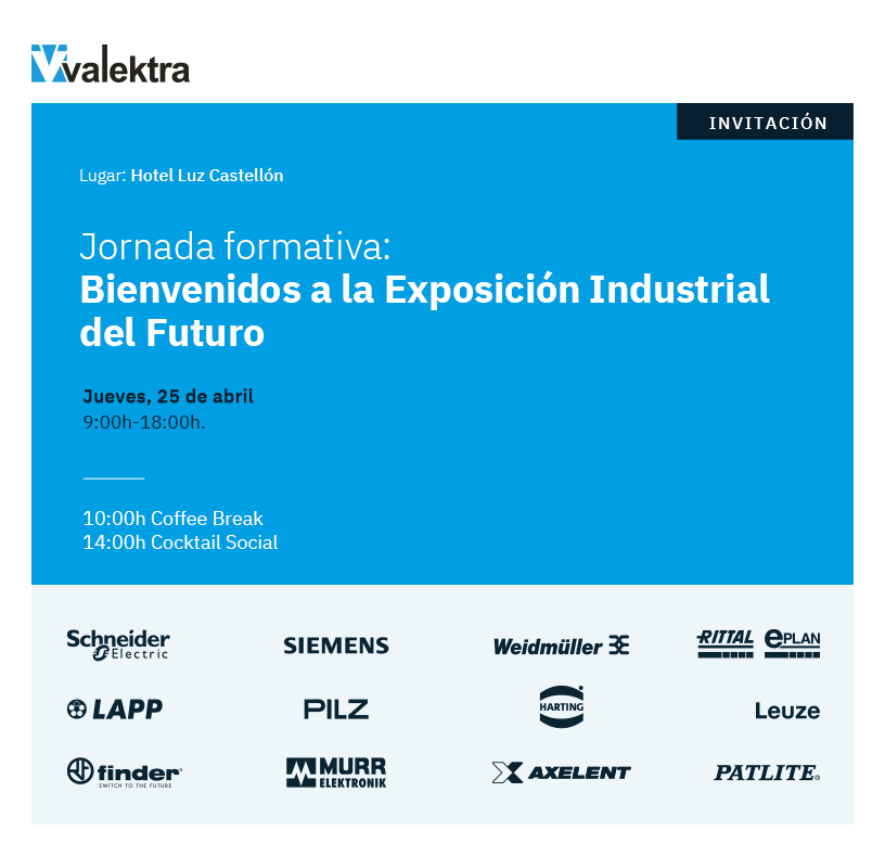 invitación formación digital indutry en valektra castellón