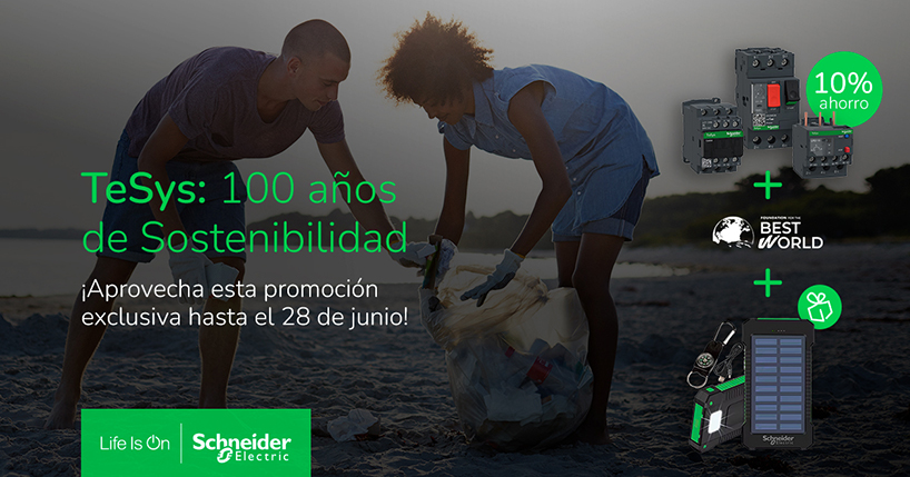 Schneider Electric celebra el centenario de TeSys y su contribución a la sostenibilidad