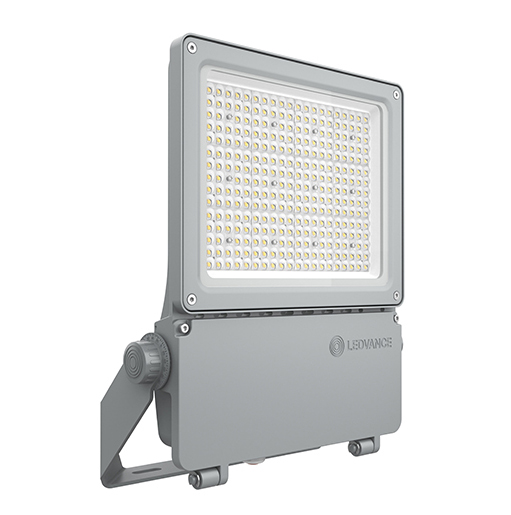 Proyector DALI D4i de alta eficiencia con óptica asimétrica y distribución ancha FLEX DA P 130W 840 A55X120 WAL
