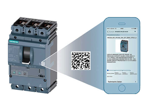 Interruptores de caja moldeada 3VA con unidades de control comunicables de Siemens